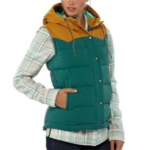 Patagonia Bivy Hooded Down Vest | Arbor Green | Women's | XL